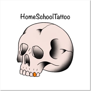 HomeSchoolTattoo Skull Posters and Art